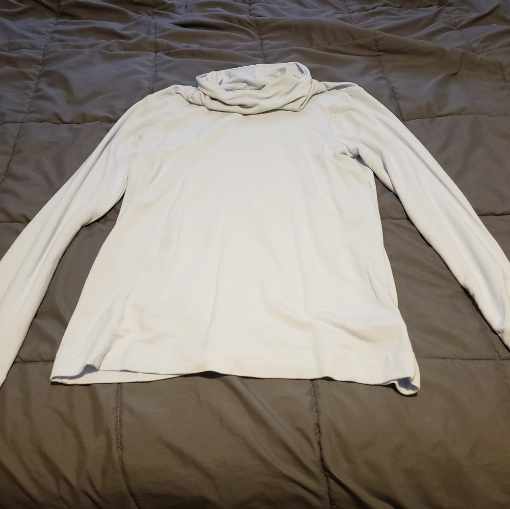 Blue turtle neck sweater